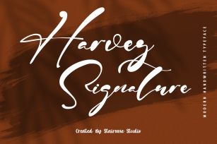 Harvey Signature Font Download