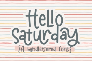 Hello Saturday Font Download