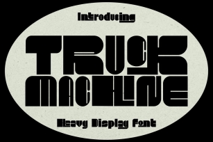 Truck Machine Font Download