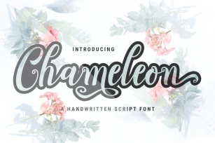 Chameleon handwritten Font Download
