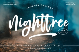 Nighttree Font Download