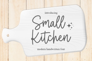 Small Kitchen Font Download