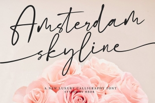 Amsterdam Skyline Font Download