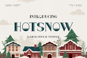 Hot Snow Typeface Font Download