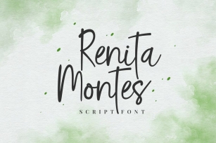 Renita Montes Signature Font Font Download