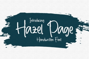 Hazel Page Font Download