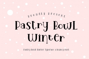 Pastry Bowl Winter Font Download