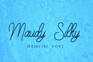 Maudy Silky LIne Font Download