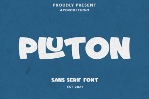 Pluton - Sans Serif Font Font Download