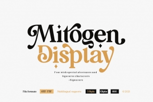 Mitogen Font Download