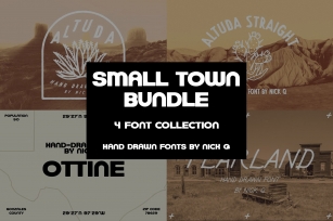 Small Town Bundle Font Download