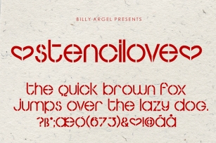 STENCILOVE Font Download
