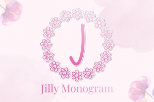 Jilly Monogram Font Download
