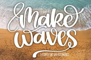 Make Waves Font Download