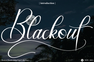 Blackout Font Download