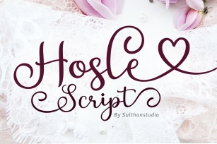 Hosle script Font Download