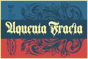 Aquenta Fracta Font Download