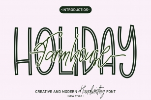 Farmhouse Holiday Font Download
