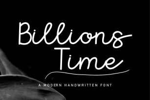 Billions Time Font Download