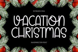 Vacation Christmas Font Download