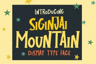 Siginjai Mountain Font Download
