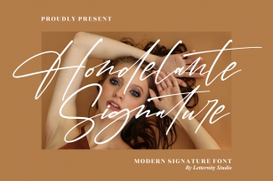 Hondelante Signature Font Download