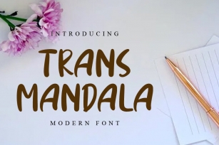 Trans Mandala Font Download