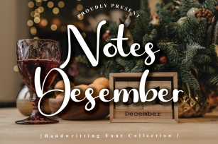 Notes December Font Download