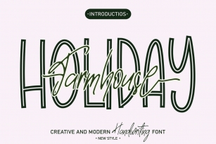 Farmhouse Holiday Font Download