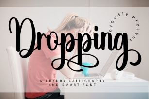 Dropping Font Download