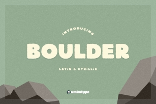 Boulder Font Download