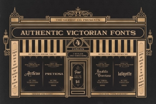 The Victorian Typographer Set No. 1 Font Download
