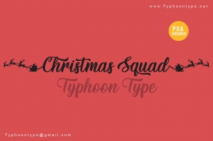 Christmas Squad Font Download