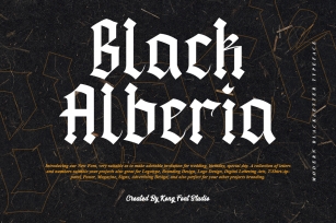 Black Alberia Font Download