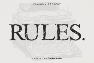 RULES Font Download