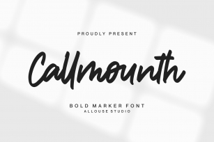Callmounth Bold Marker Font Download