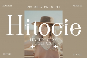 Hitocie Ligature Serif Typeface Font Download