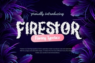 Firestor Flaming Business Font Font Download