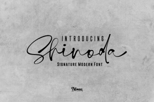 Shinoda Font Download