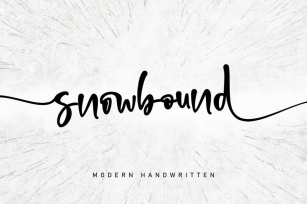 snowbound Font Download