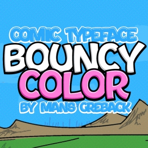 Bouncy White Font Download