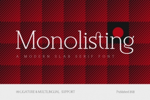 Monolisting Font Download