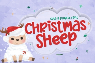 Christmas Sheep - Font Download