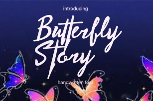 Butterfly Story Font Download