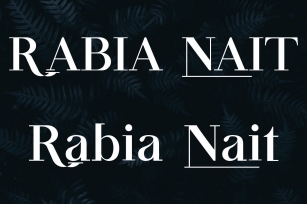 Rabia Nait Font Download