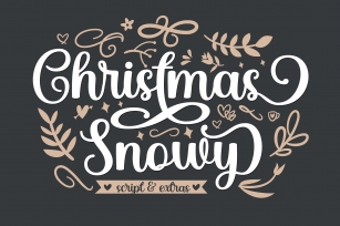 Christmas Snowy Font Download