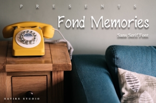 Fond Memories Font Download
