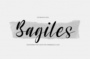 Bagiles Font Download
