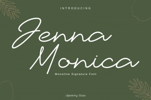 Jenna Monica Font Download