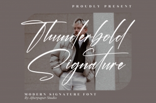 Thunderbold Signature Font Download